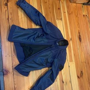 Blue Alpinestars motorcycle jacket. Size XL. Worn once. Armor included.